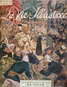 Guerra y saqueo en China, de La Vie Illustre, 1 de febrero de 1901 de French School