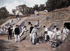 Guerra de minas (defensa) - en "Album militaire" - Genie de French School