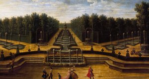 Teatro de agua, Jardín del Palacio de Versalles de French School