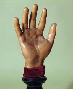 Molde de cera de la mano de Jean-Baptiste Troppmann (1848-1970) 1869 (cera) de French School