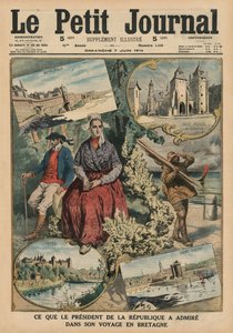 Lo que el Presidente de la República ha admirado durante su viaje por Bretaña, ilustración de portada de 