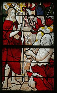Ventana que representa el Descenso de Cristo al Infierno, 1505-10