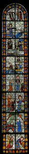 Escenas de la vida de Santa Radegunda de French School