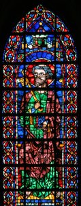 Ventana w102 que representa a San Pedro de French School