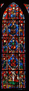 Ventana w110 que representa el Árbol de Jesé de French School