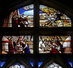 Escenas de la historia de Moisés de French School