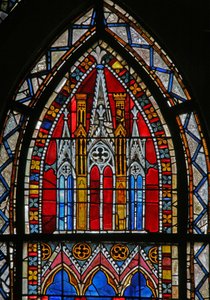 Ventana w15 que representa un dosel de French School