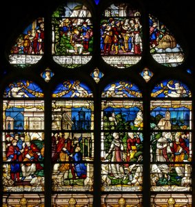 Escenas de la vida de San Fiacro de French School
