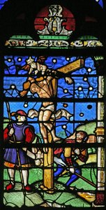 Ventana que representa al ladrón impenitente de French School