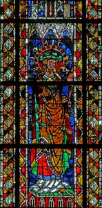 Ventana w204 que representa a Santa Domitila de French School