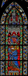 Ventana w204 que representa a Santa Reparata