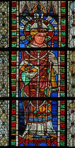 Ventana w207 que representa a San Garonio de French School