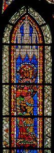 Ventana w208 que representa a Santa Cristina de French School