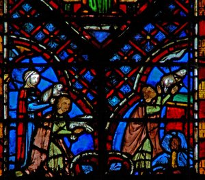 Ventana w2 Ofrendas de paz Levítico III 1 y Levítico VII 2 de French School