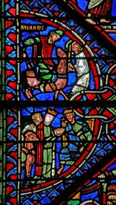 La Reina de Saba; Balaam y su asno de French School