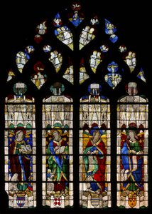 Ventana w37 que representa a los Evangelistas - Cuatro de French School