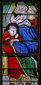 Escena de la vida de la Virgen María - su nacimiento; Joaquín duerme de French School