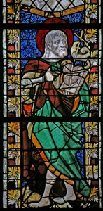 Ventana w47 que representa a San Juan Bautista de French School