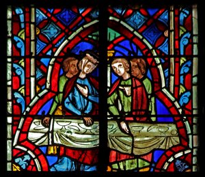 Ventana w5 el Festival del matrimonio de Sansón. Jueces XIV 10 de French School