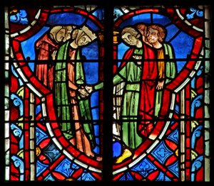 Ventana w5 el Festival del matrimonio de Sansón. Jueces XIV 10 de French School
