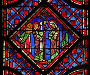 Ventana w6 la Anunciación de French School
