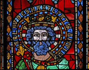 Ventana w9 que representa a Carlos Martel de French School