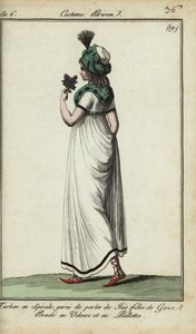 Mujer a la moda de 1798