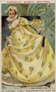 Vestido de mujer, 1715 de French School