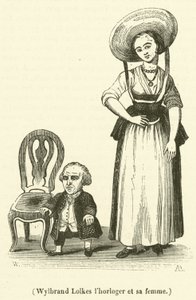 Wylbrand Lolkes el relojero y su esposa de French School
