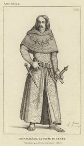 Siglo XIII, Caballero de la Cosecha del Genet, Traje posterior al año 1365