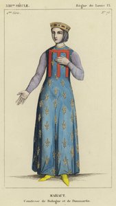 Siglo XIII, Reinado De Luis IX, Mahaut, Condesa De Bolonia Y De Dammartin de French School