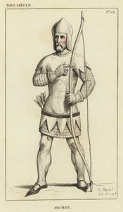 Siglo XIV, Arquero de French School
