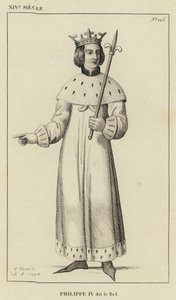 Siglo XIV, Felipe IV llamado el Hermoso de French School