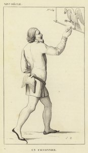 XIV Siecle, Un Fauconnier de French School