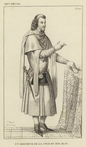 XIV Siglo, Un Señor de la Corte del Rey Juan de French School