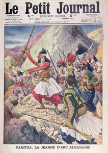 Yanitza, la Juana de Arco albanesa, de Le Petit Journal, 28 de mayo de 1911 de French School
