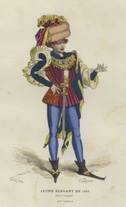 Joven dandi, 1480 de French School
