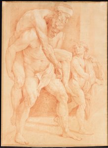Joven salvando a su padre, después de Rafael de French School