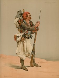 Zouave en centinela de French School