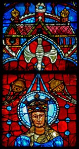 La paloma del Espíritu Santo y la Virgen María