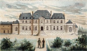 Vista del Chateau de la Muette (Passy)