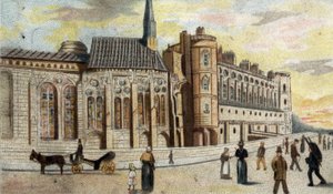 Vista del Castillo de Saint-Germain (Sena y Oise) de French School