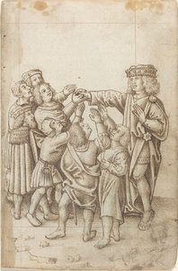 "No des tu mano derecha a todos y cada uno" [fol. 13 recto] de French early 16th Century