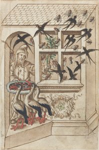 "No tener golondrinas bajo el mismo techo" de French early 16th Century