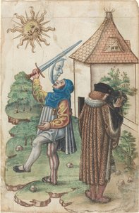 "No Hables Contra el Sol" y "No Orines Frente al Sol" [fol. 39 recto] de French early 16th Century