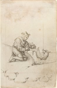 "Estás Atando un Delfín por la Cola" (fol. 17 recto)