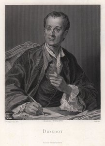 Retrato del escritor, ensayista y filósofo Denis Diderot 1713-1784, mediados del siglo XVIII