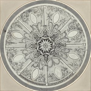 Diseño para una Mesa Circular Incrustada, con Alternativas