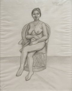 Eva Frederick desnuda de Frida Kahlo