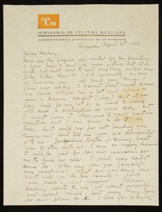Carta de Frida Kahlo a Julien Levy, en inglés, 20 de abril de 1944 (pluma y tinta sobre papel) de Frida Kahlo